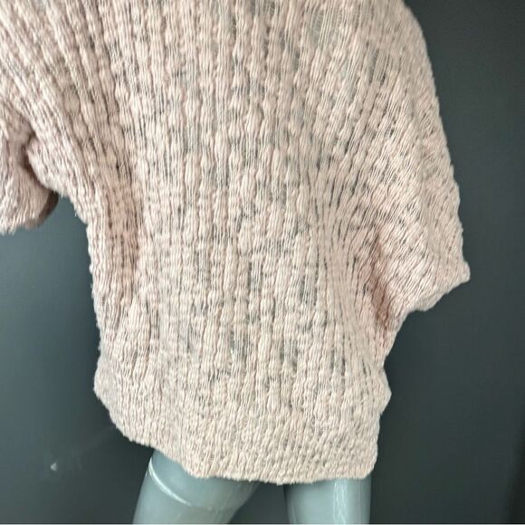 Free People Dusty Rose Slouchy Knitted Cardigan Sweater - Picture 4 of 6